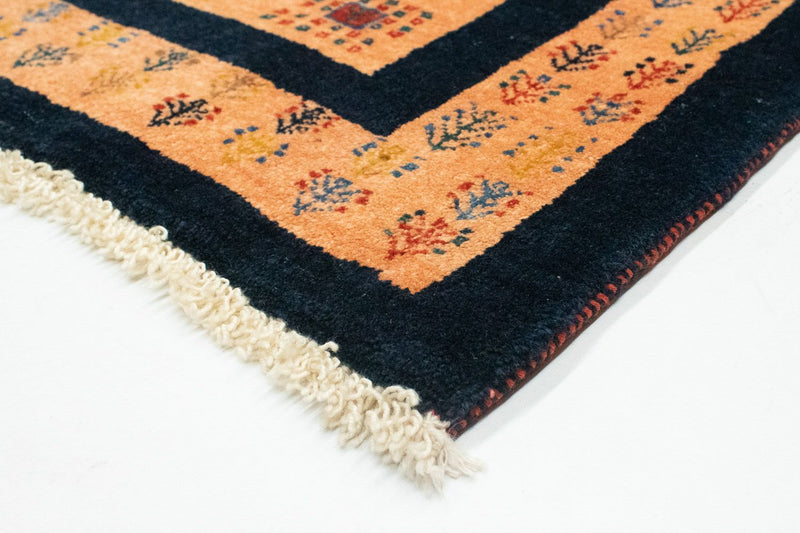 Tappeto Gabbeh - Loribaft Persero - 202 x 134 cm - blu scuro
