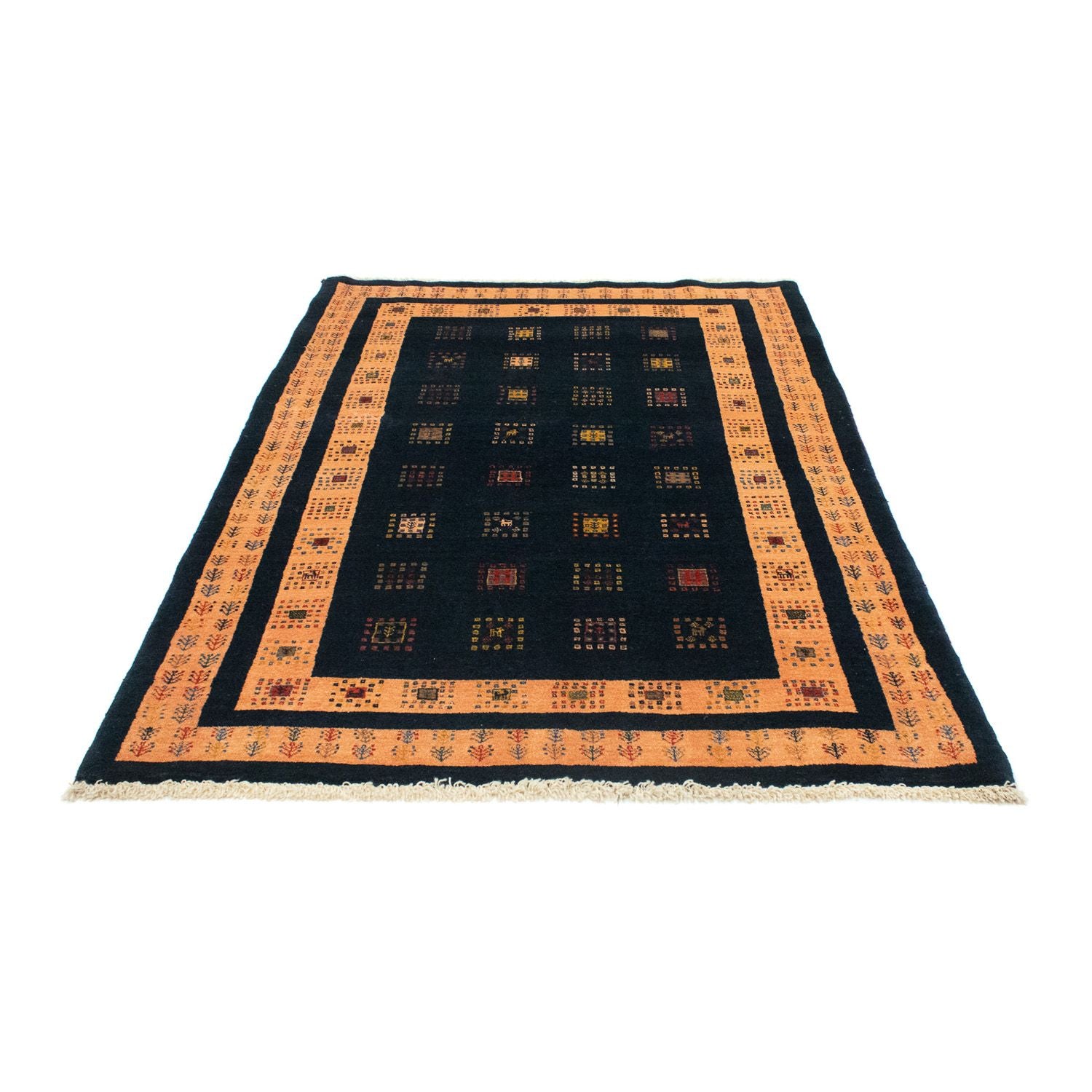 Tappeto Gabbeh - Loribaft Persero - 202 x 134 cm - blu scuro