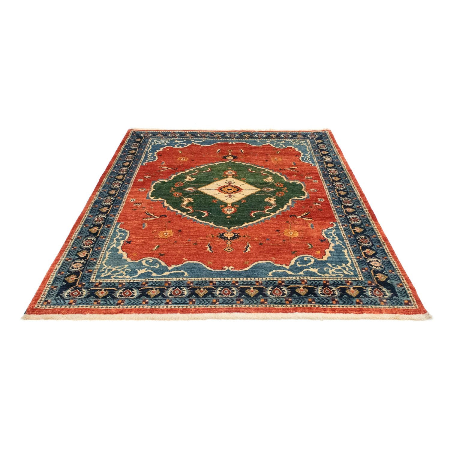 Tappeto Gabbeh - Loribaft Persero - 190 x 152 cm - rosso
