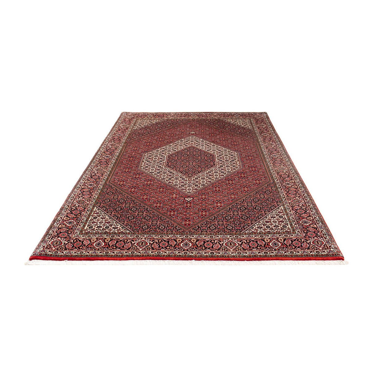 Tappeto Persero - Bidjar - 249 x 174 cm - rosso scuro