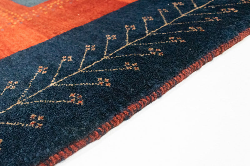 Tappeto Gabbeh - Loribaft Persero - 205 x 128 cm - rosso