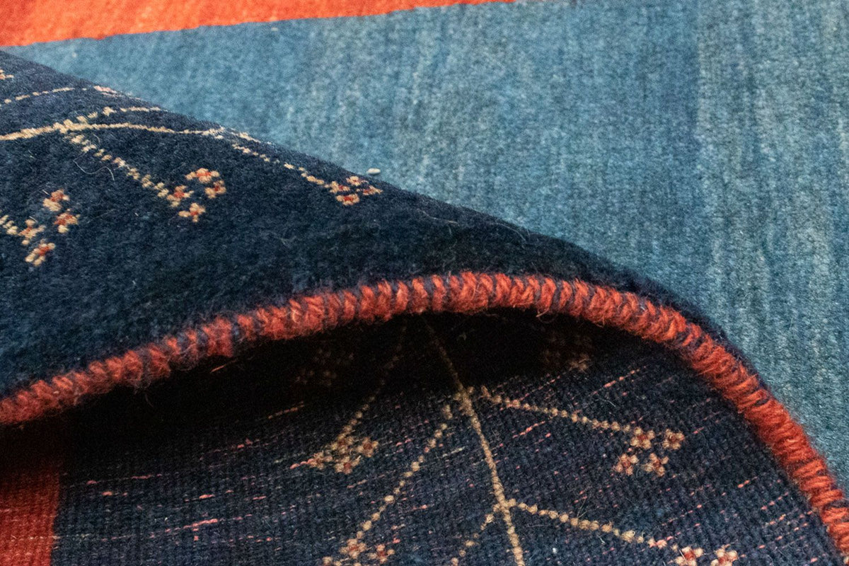 Tappeto Gabbeh - Loribaft Persero - 205 x 128 cm - rosso