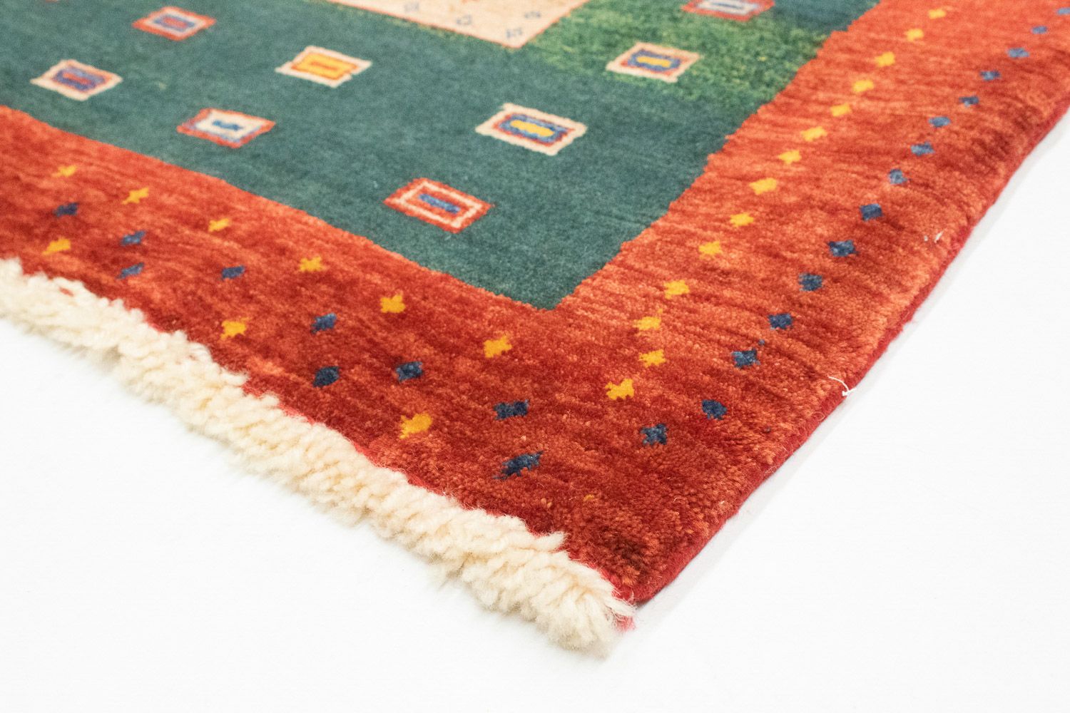 Tappeto Gabbeh - Loribaft Persero - 153 x 103 cm - oro