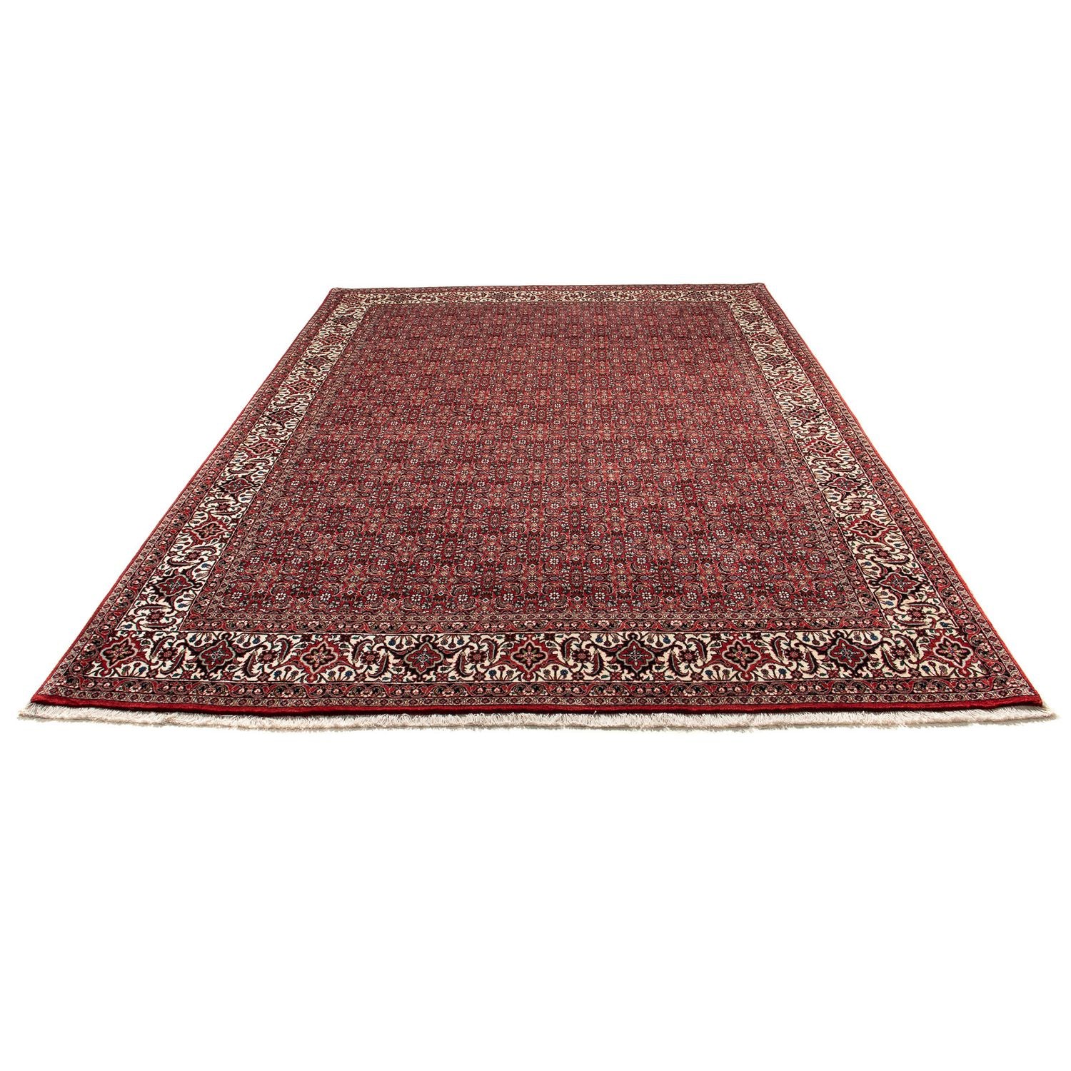 Tappeto Persero - Bidjar - 309 x 209 cm - rosso scuro