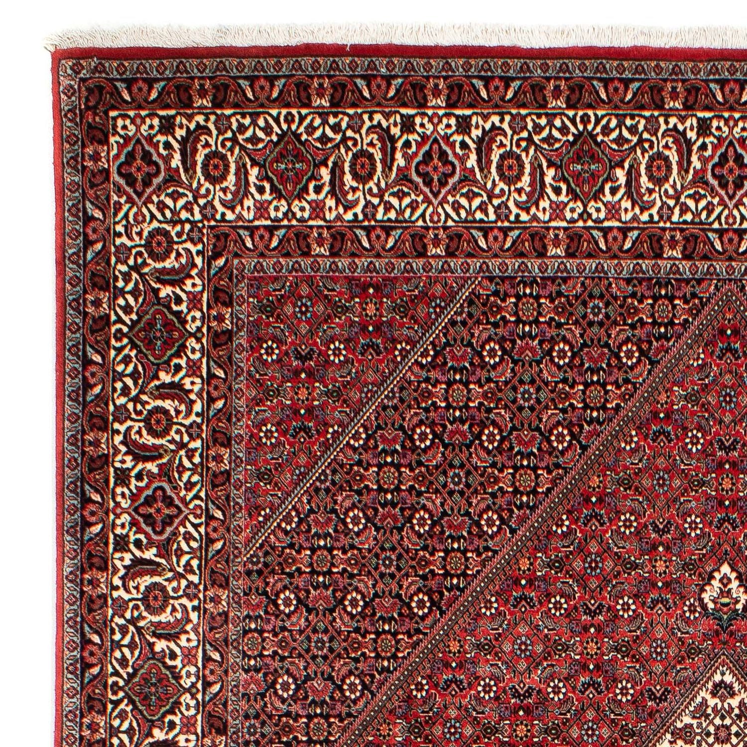 Tappeto Persero - Bidjar - 305 x 203 cm - rosso scuro