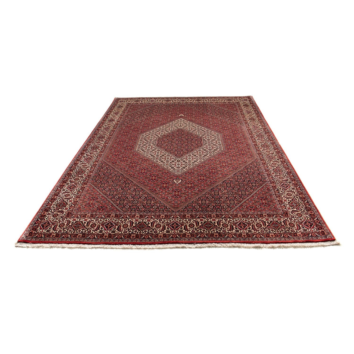 Tappeto Persero - Bidjar - 305 x 203 cm - rosso scuro