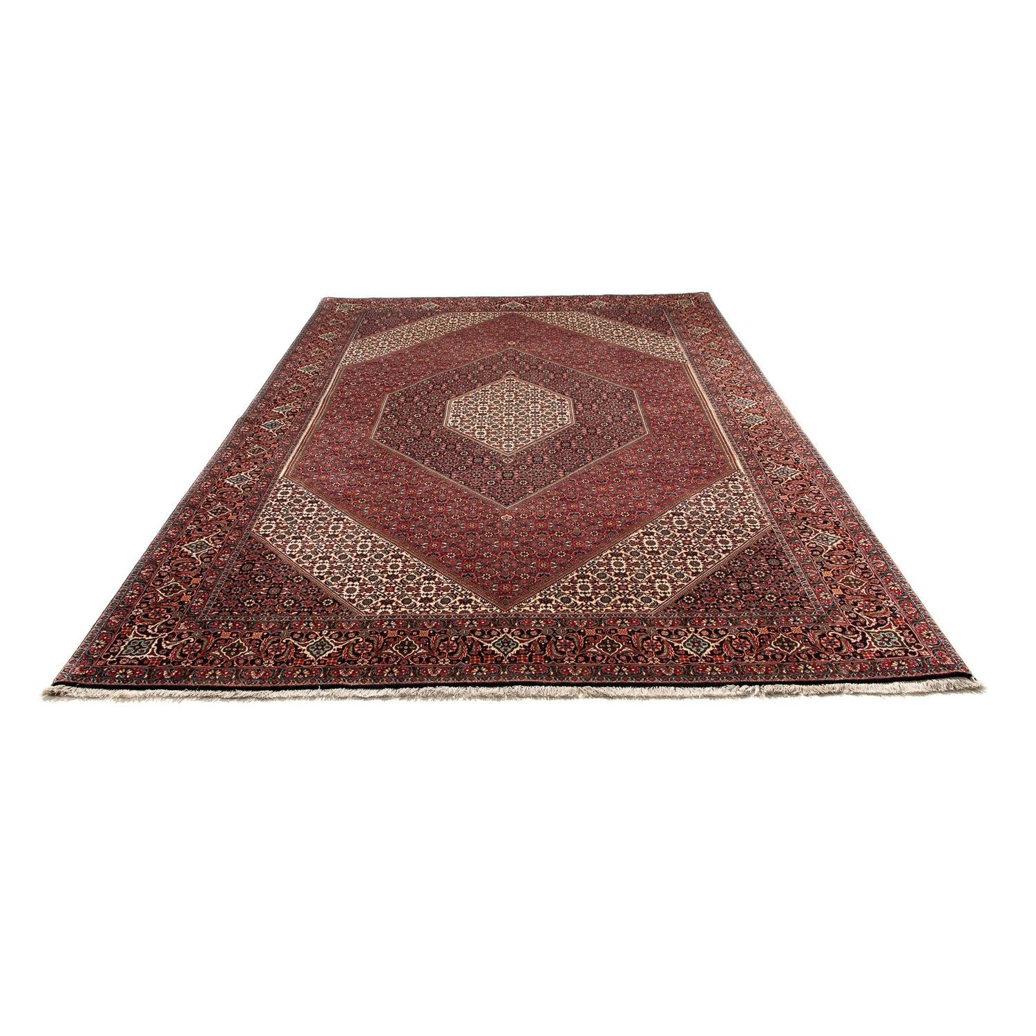 Tappeto Persero - Bidjar - 309 x 208 cm - rosso scuro