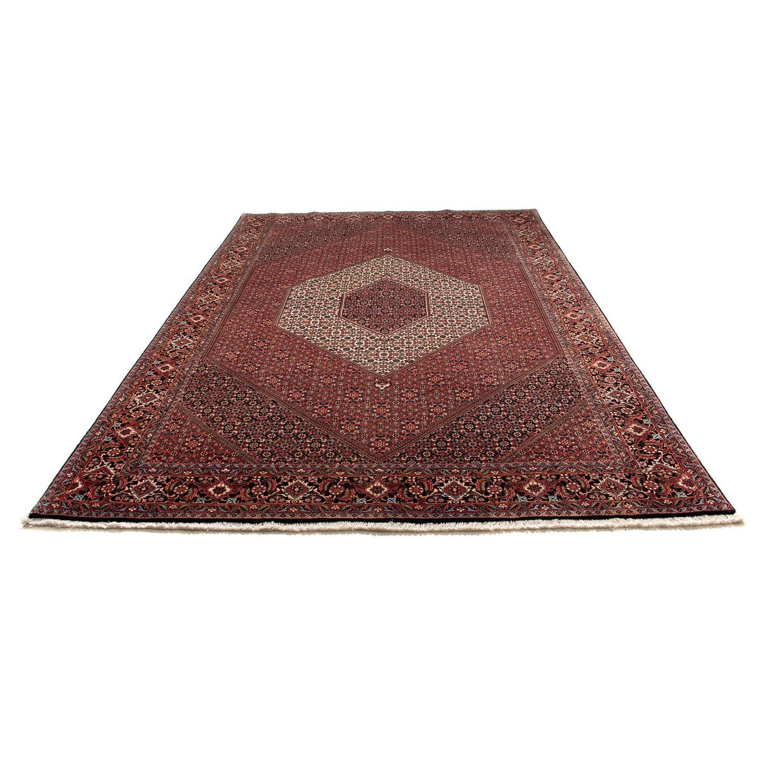 Tappeto Persero - Bidjar - 317 x 201 cm - rosso scuro