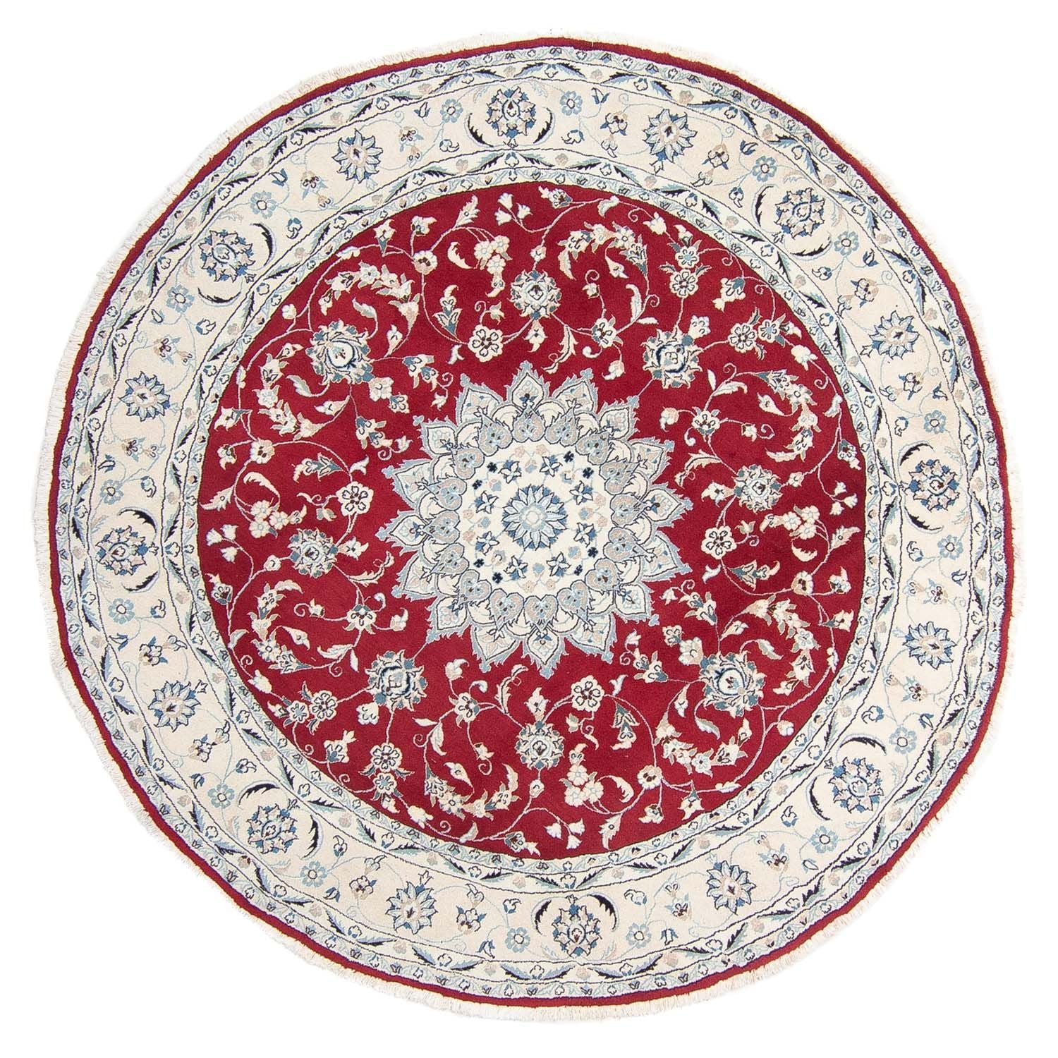 Tappeto Persero - Nain rotondo  - 250 x 250 cm - rosso scuro