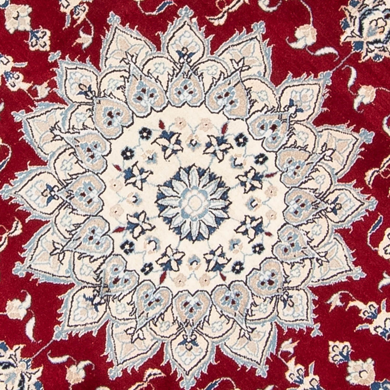 Tappeto Persero - Nain rotondo  - 245 x 245 cm - rosso scuro