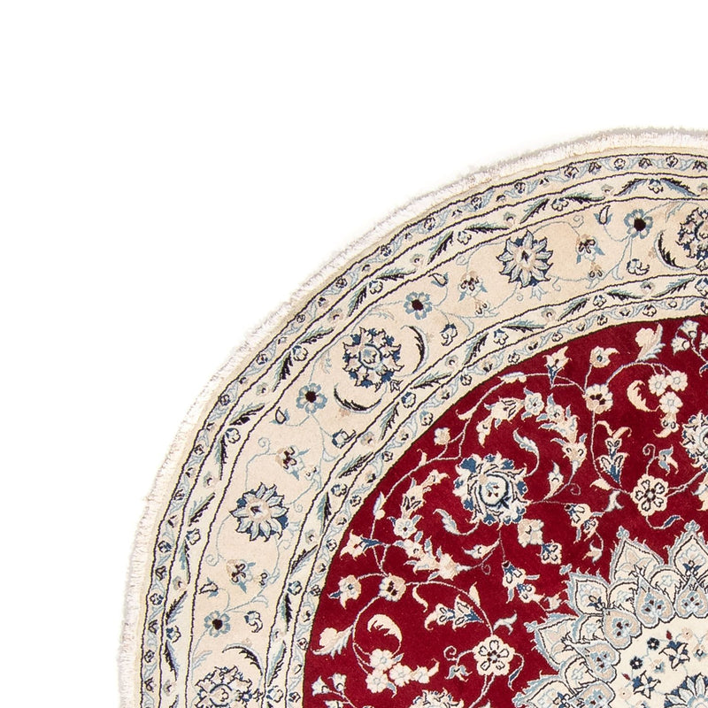 Tappeto Persero - Nain rotondo  - 245 x 245 cm - rosso scuro