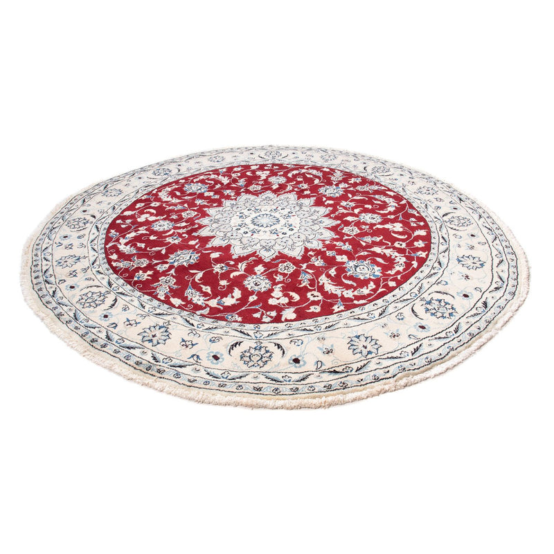 Tappeto Persero - Nain rotondo  - 245 x 245 cm - rosso scuro
