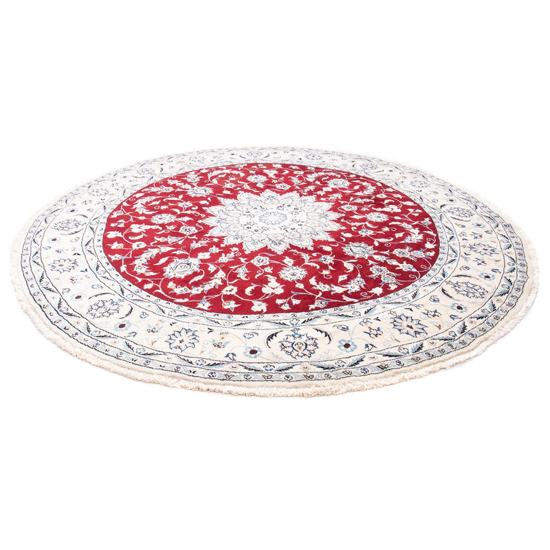 Tappeto Persero - Nain rotondo  - 253 x 253 cm - rosso scuro