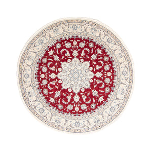 Tappeto Persero - Nain rotondo  - 250 x 250 cm - rosso
