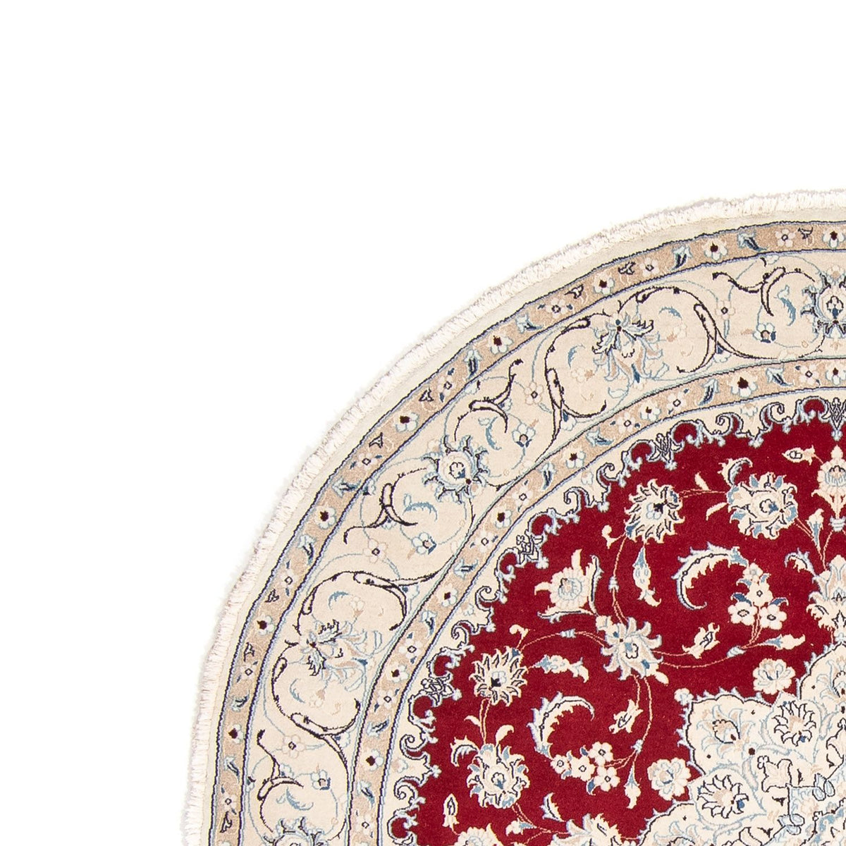 Tappeto Persero - Nain rotondo  - 250 x 250 cm - rosso