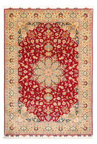 Tappeto Persero - Tabriz - Reale - 300 x 205 cm - rosso scuro