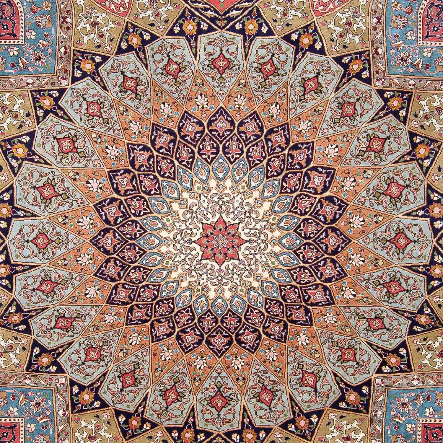 Tappeto Persero - Tabriz - Reale - 307 x 257 cm - multicolore
