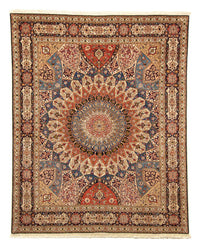 Tappeto Persero - Tabriz - Reale - 250 x 207 cm - marrone chiaro