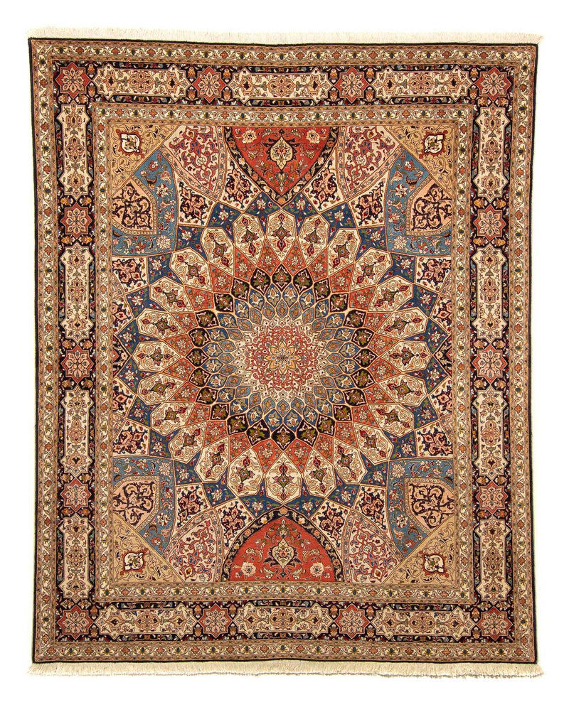 Tappeto Persero - Tabriz - Reale - 250 x 207 cm - marrone chiaro
