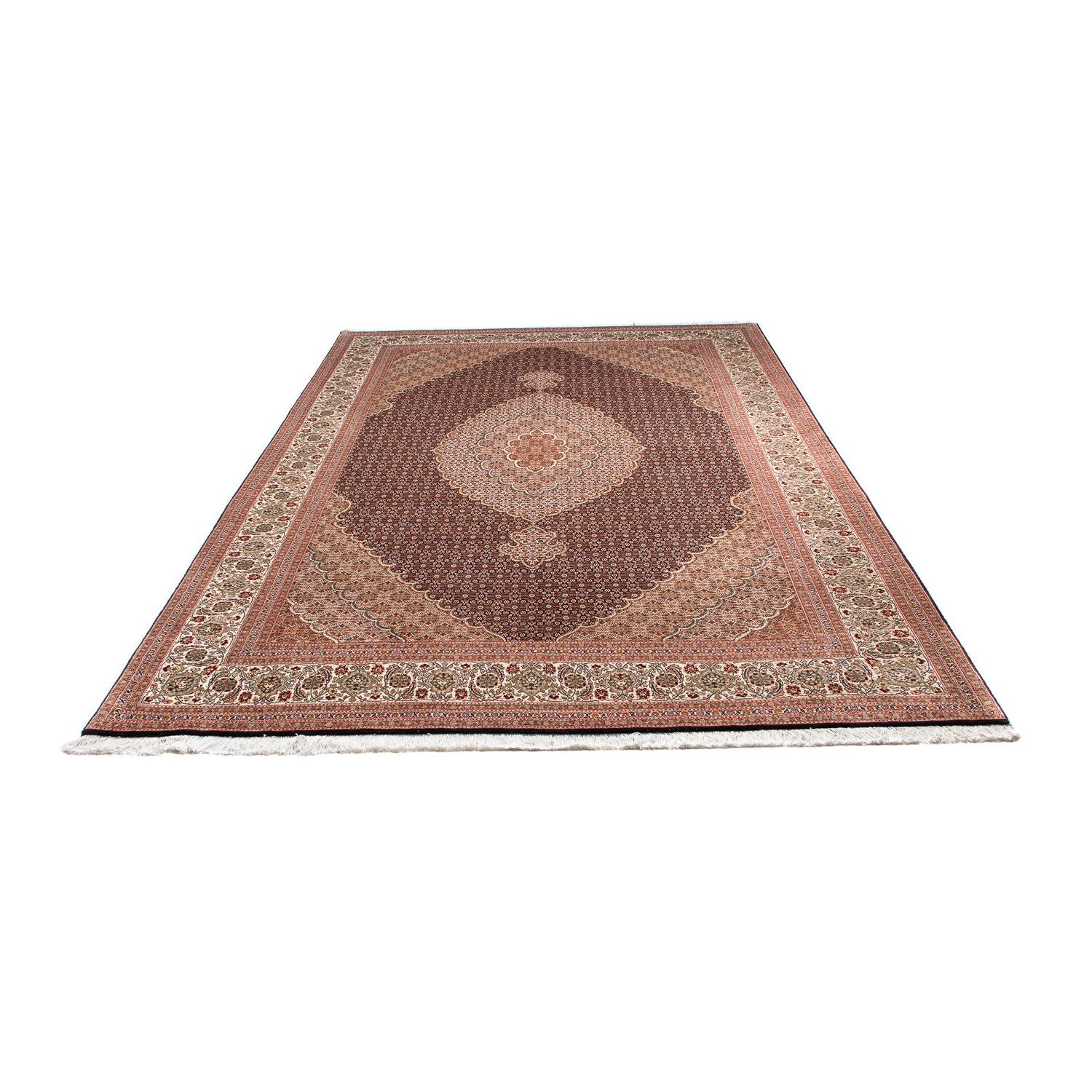 Tappeto Persero - Tabriz - 288 x 200 cm - marrone chiaro
