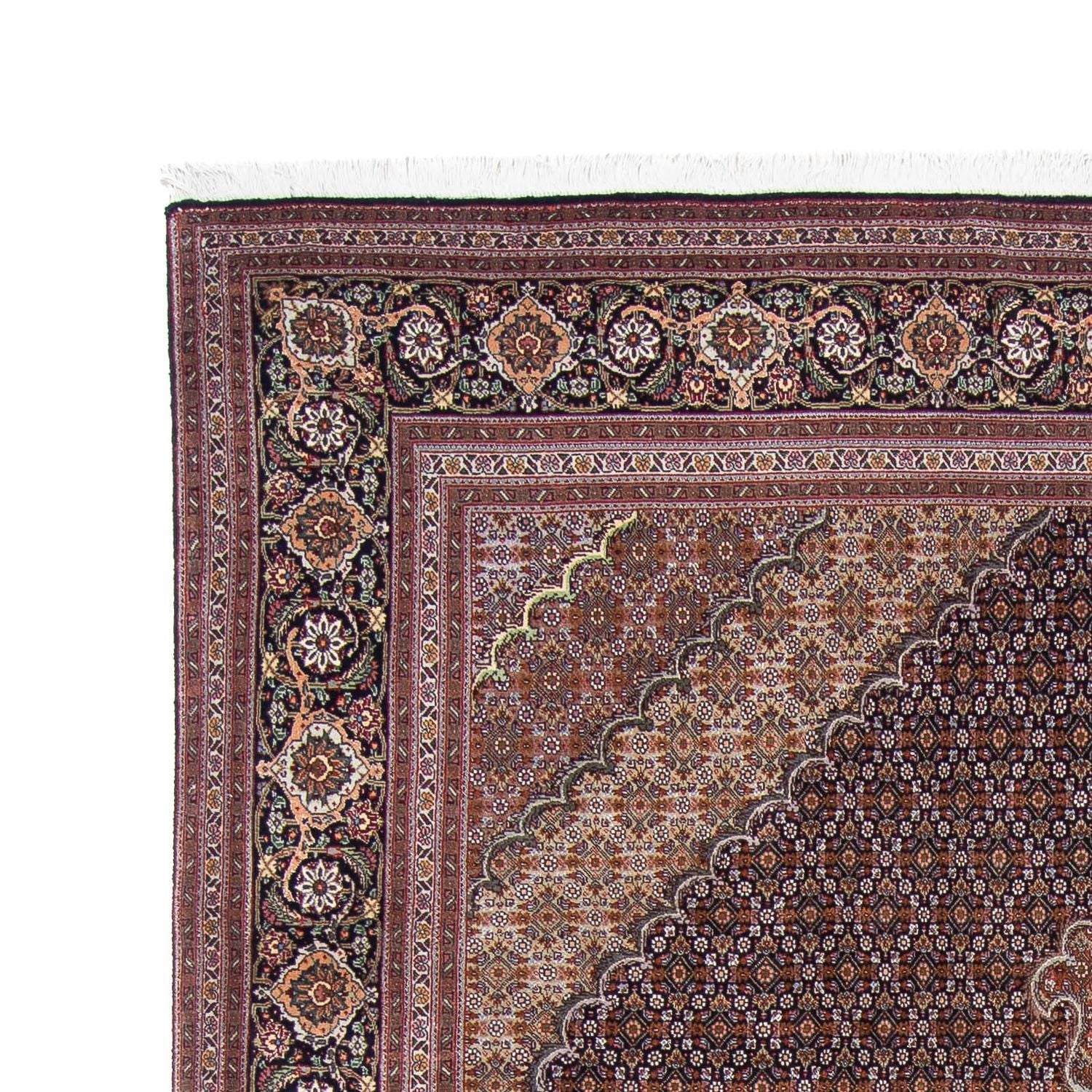Tappeto Persero - Tabriz - 298 x 198 cm - blu scuro