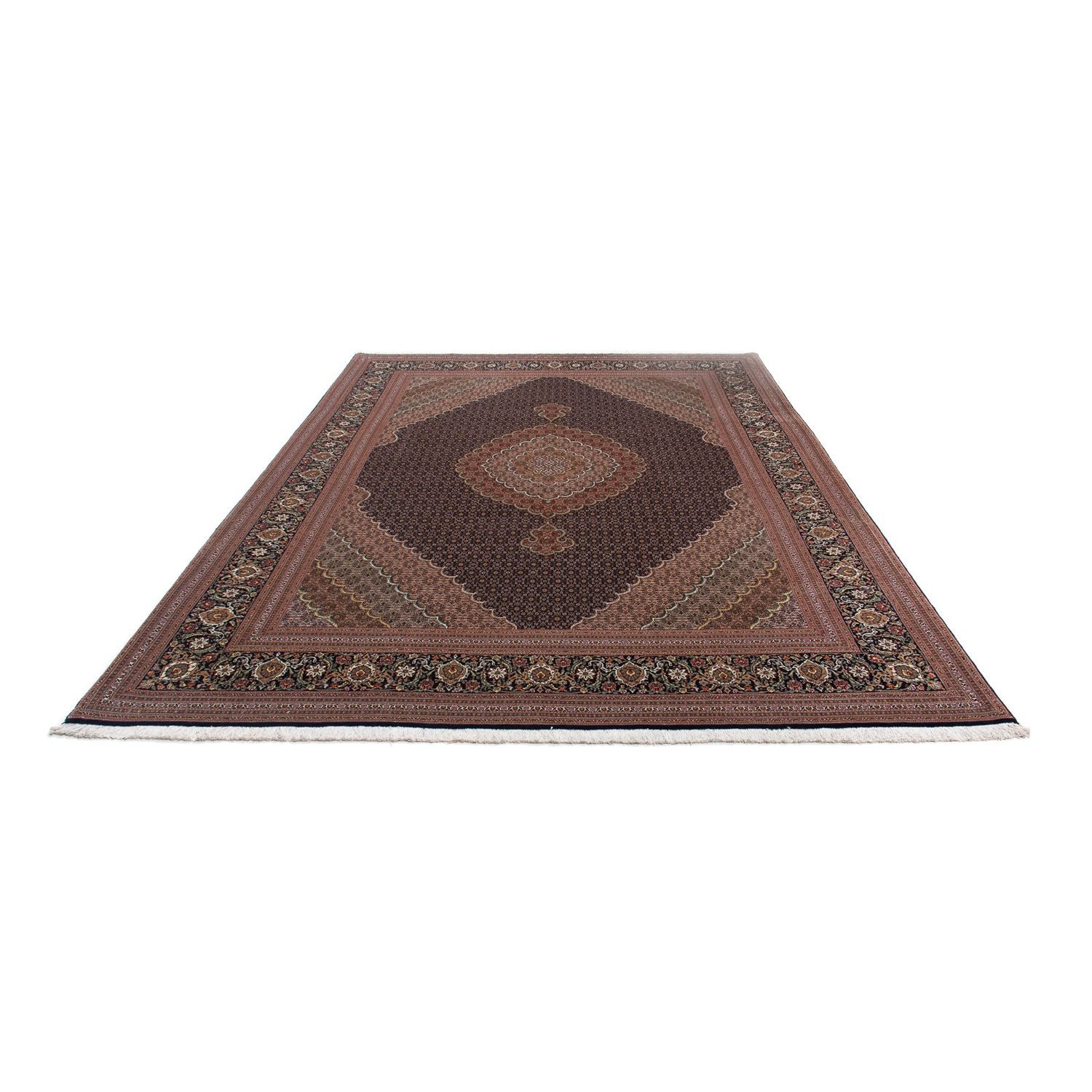 Tappeto Persero - Tabriz - 353 x 255 cm - marrone