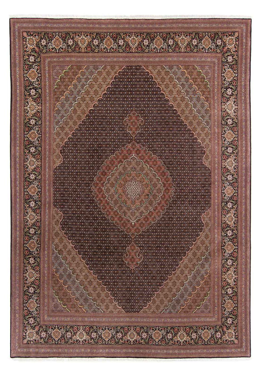 Tappeto Persero - Tabriz - 370 x 256 cm - marrone