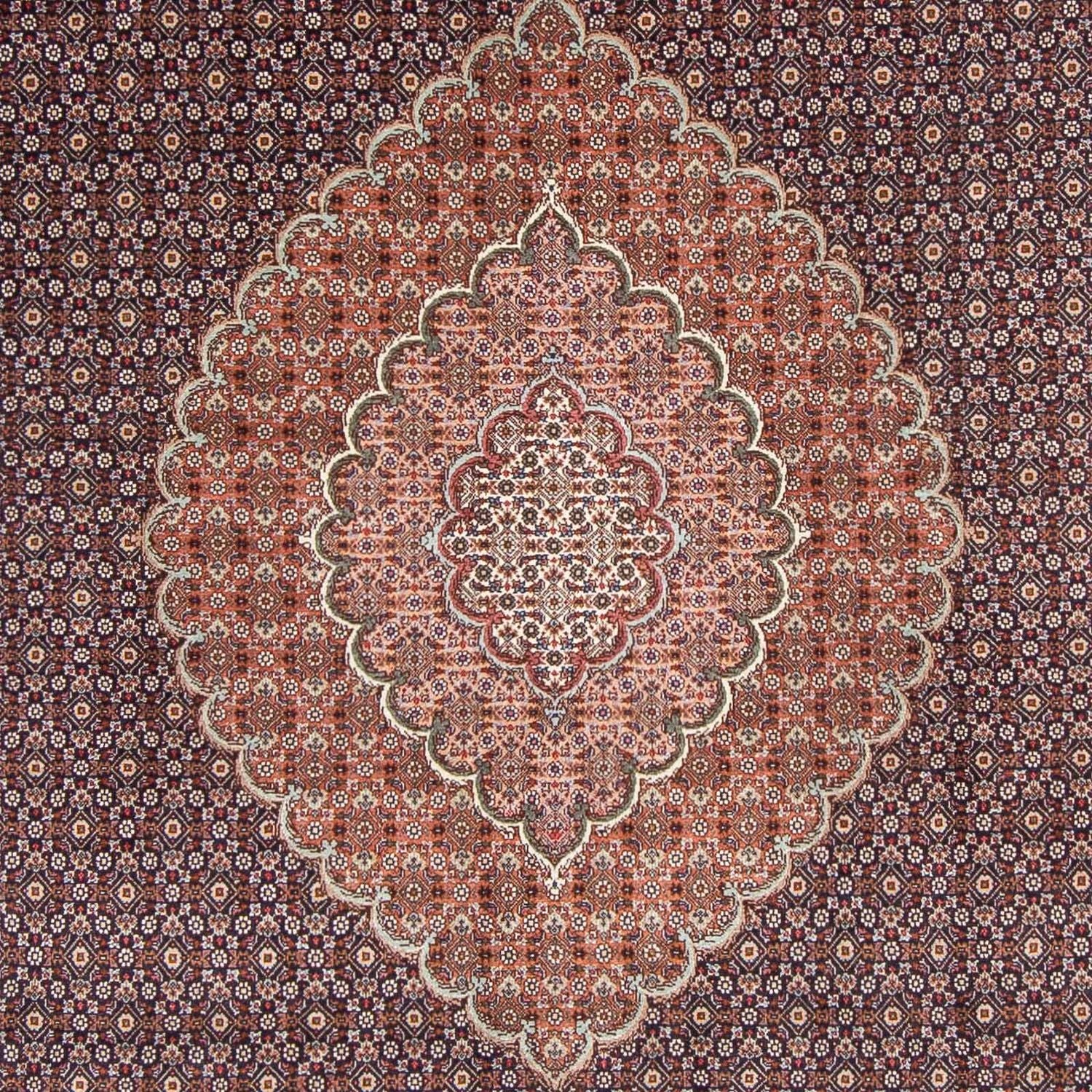 Tappeto Persero - Tabriz - Reale - 315 x 204 cm - blu scuro