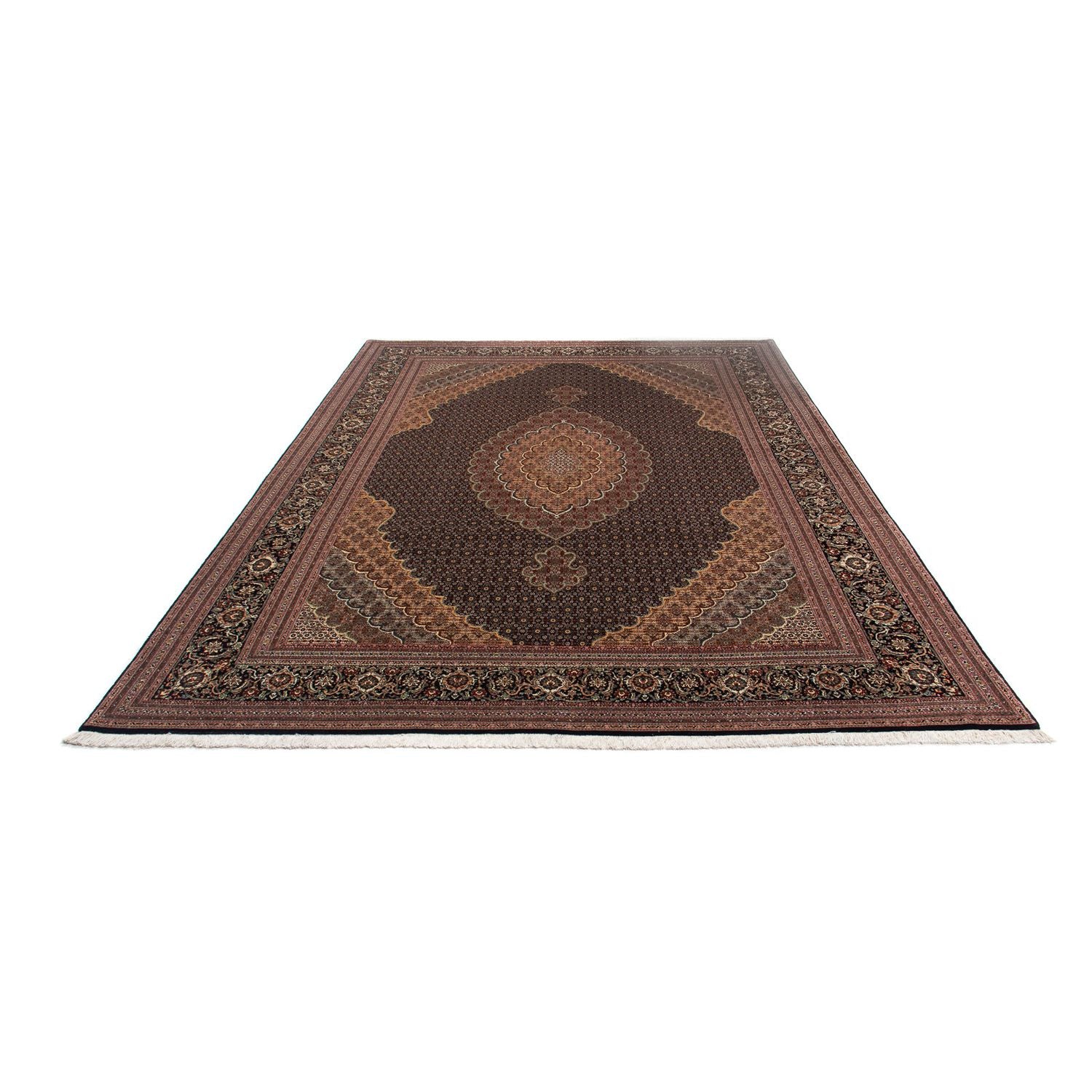 Tappeto Persero - Tabriz - 348 x 252 cm - marrone