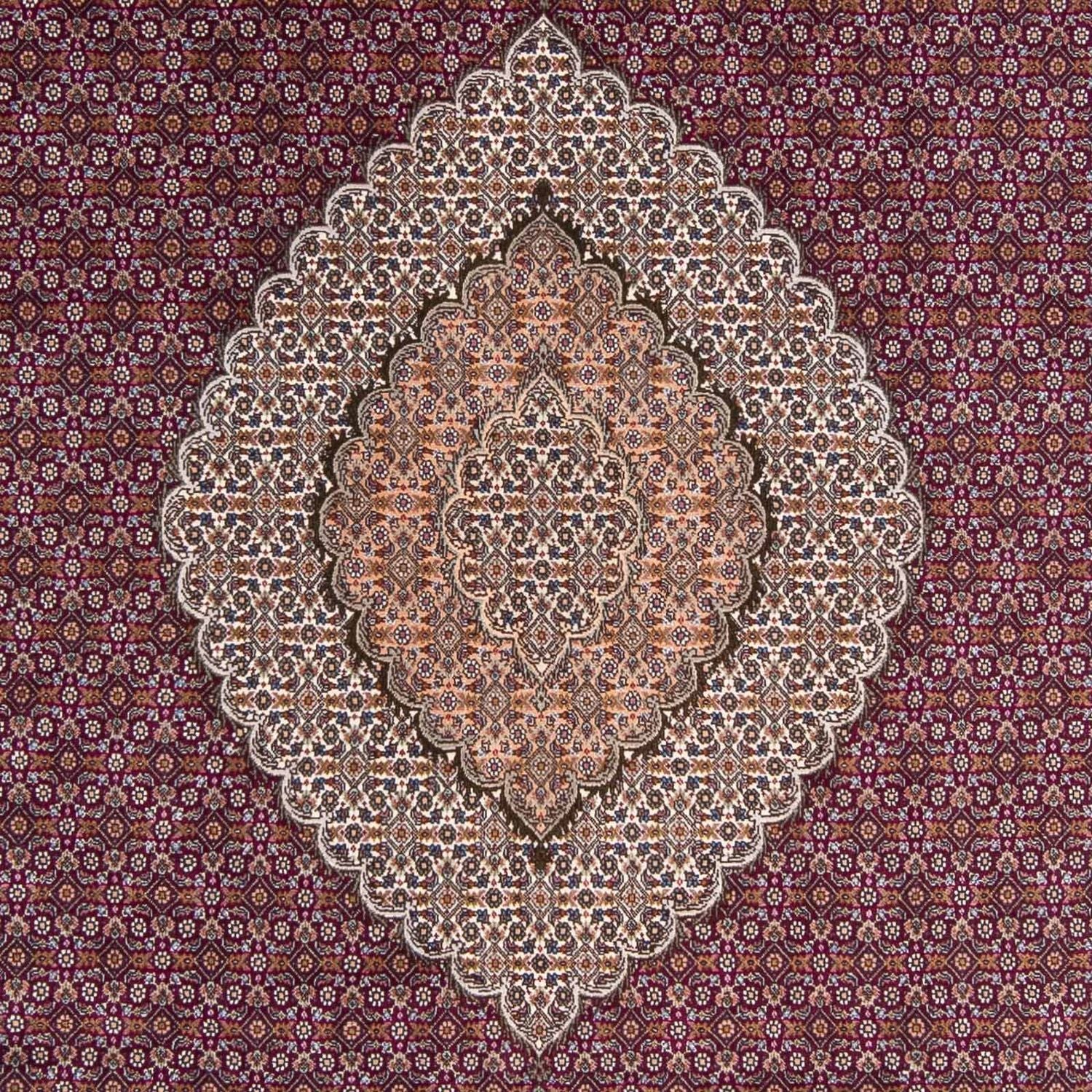 Tappeto Persero - Tabriz - 302 x 203 cm - rosso