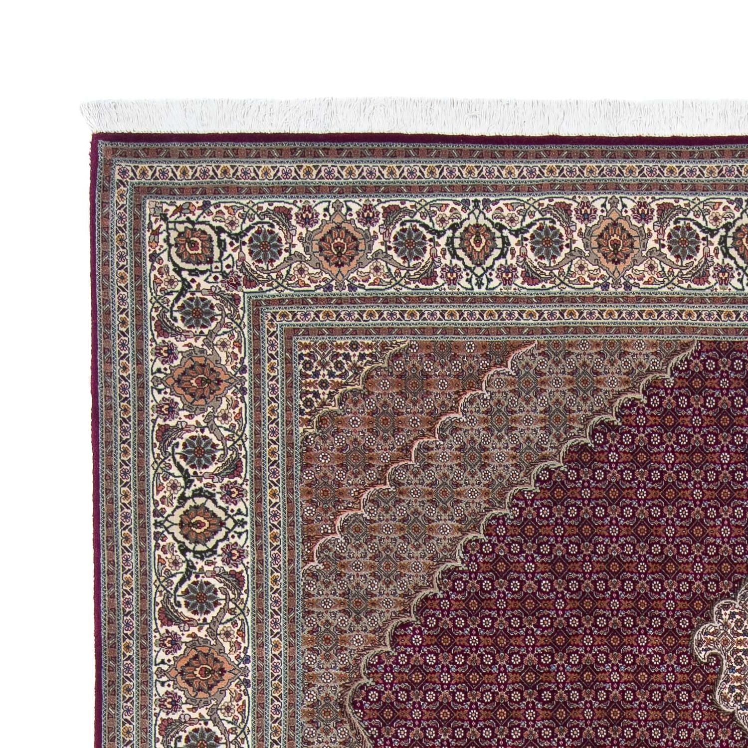 Tappeto Persero - Tabriz - 302 x 203 cm - rosso