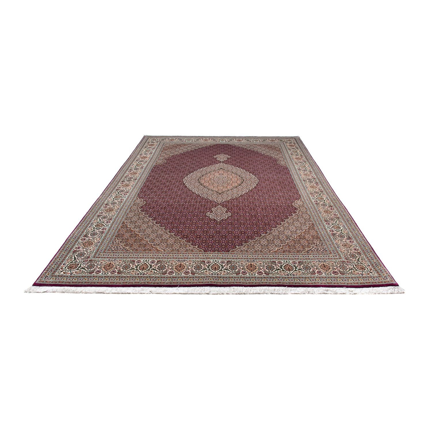 Tappeto Persero - Tabriz - 302 x 203 cm - rosso