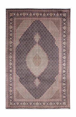 Tappeto Persero - Tabriz - 303 x 196 cm - blu scuro