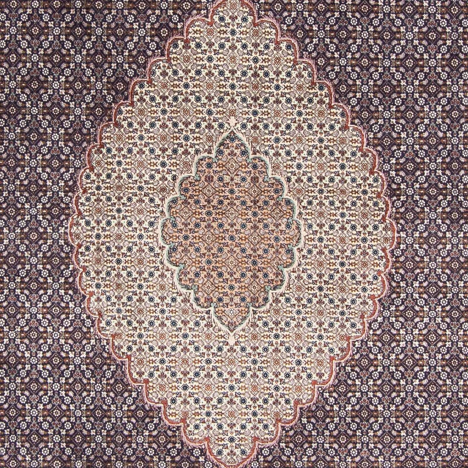 Tappeto Persero - Tabriz - 303 x 196 cm - blu scuro