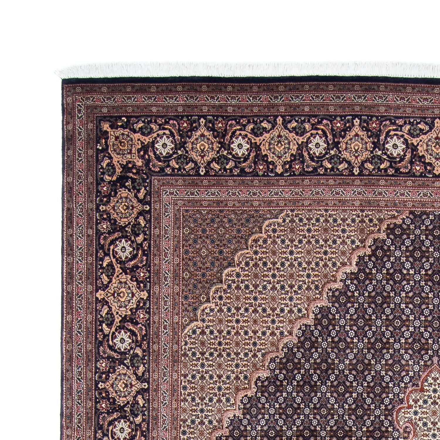 Tappeto Persero - Tabriz - 303 x 196 cm - blu scuro