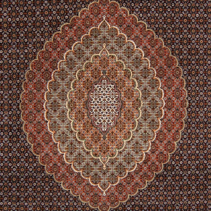 Tappeto Persero - Tabriz - 345 x 252 cm - marrone
