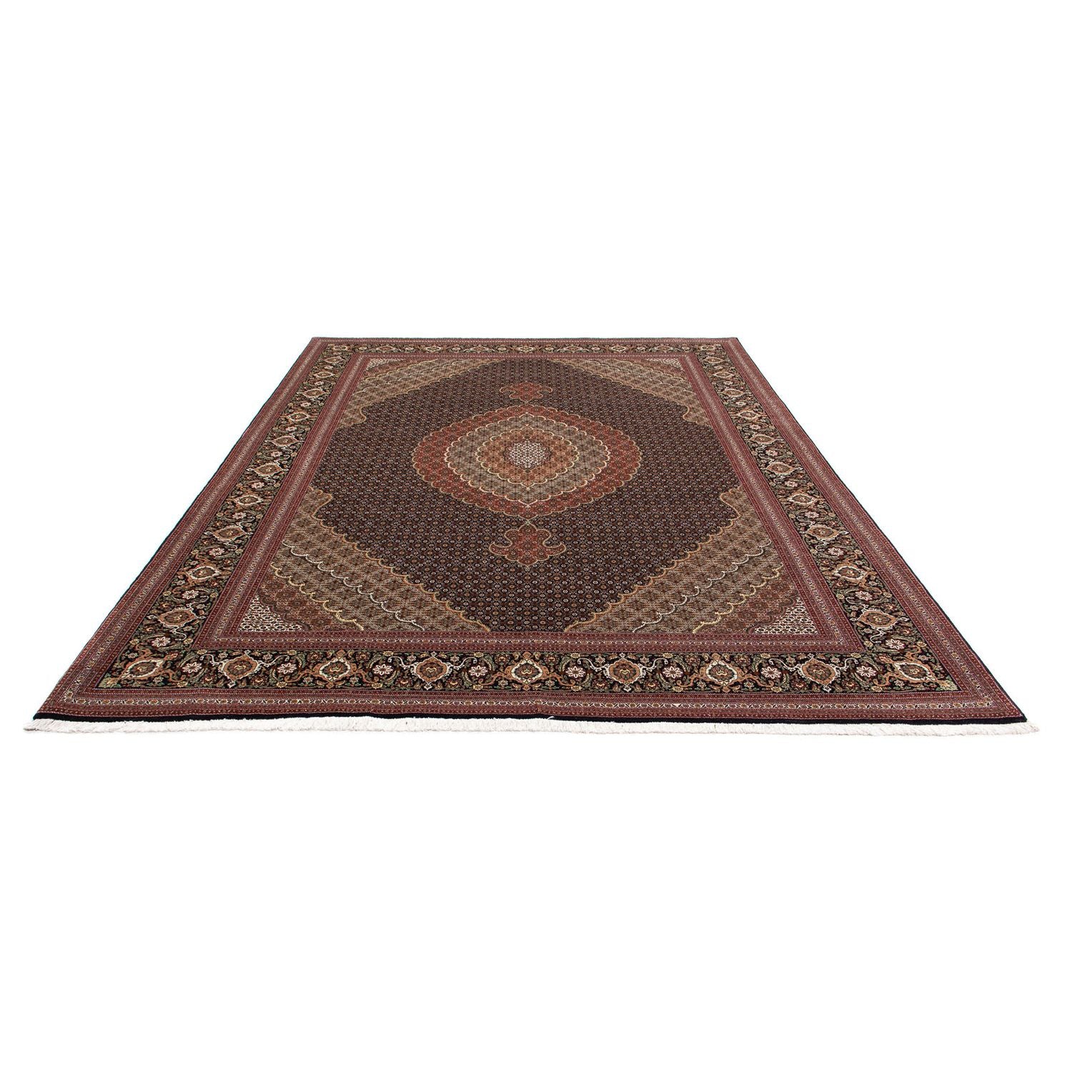 Tappeto Persero - Tabriz - 345 x 252 cm - marrone