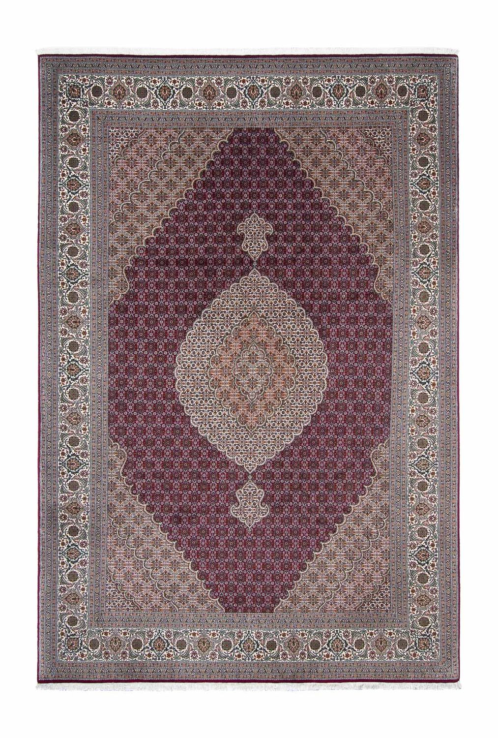 Tappeto Persero - Tabriz - 303 x 204 cm - rosso scuro