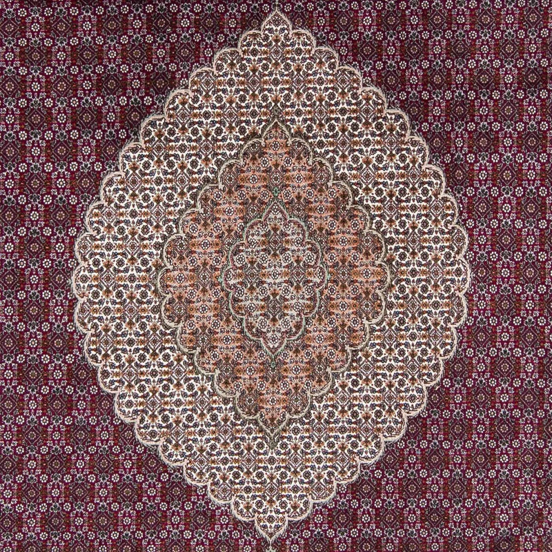 Tappeto Persero - Tabriz - 303 x 204 cm - rosso scuro