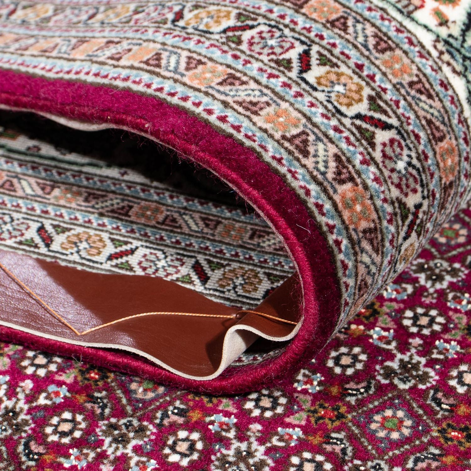 Tappeto Persero - Tabriz - 303 x 204 cm - rosso scuro
