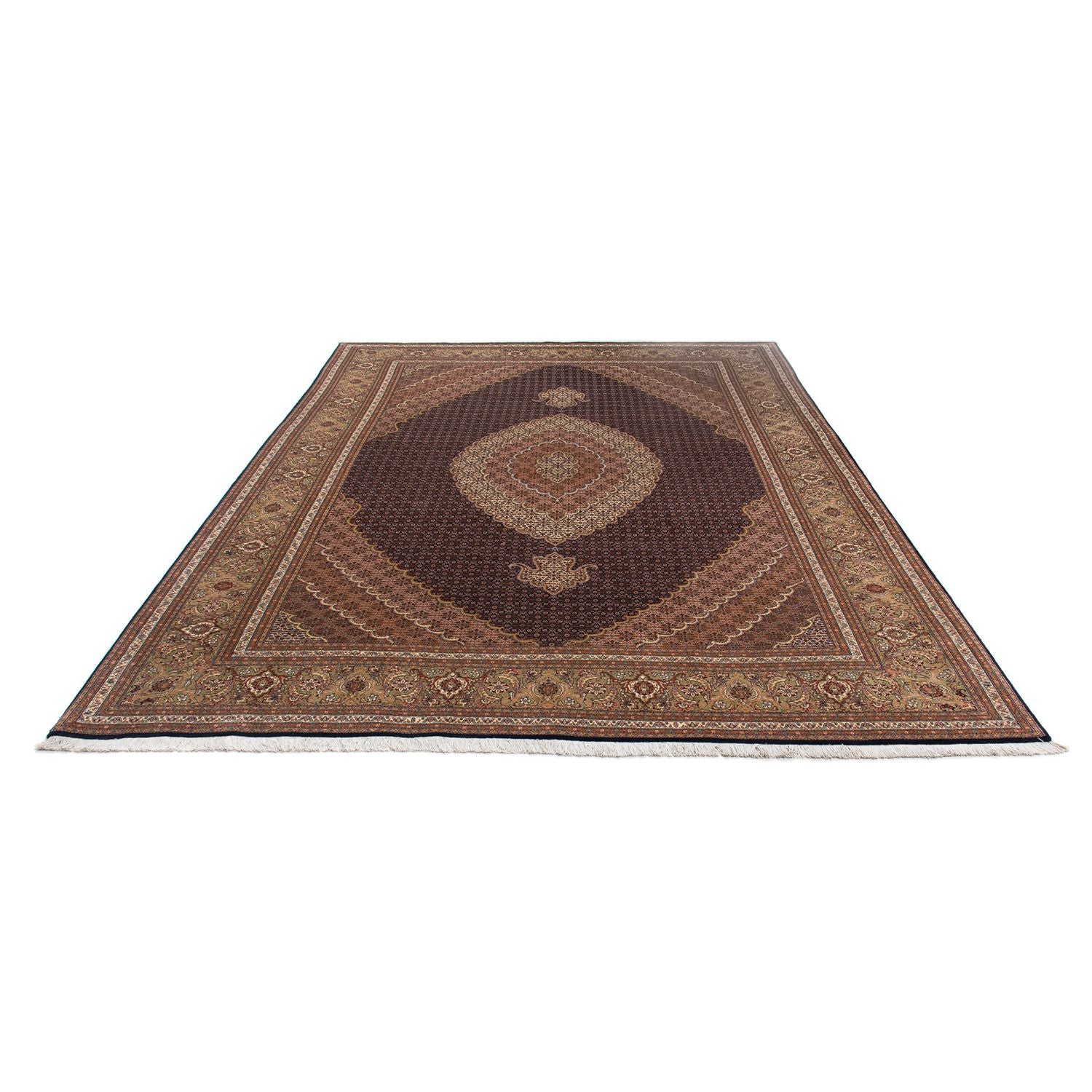 Tappeto Persero - Tabriz - 338 x 248 cm - marrone chiaro