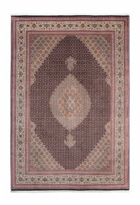 Tappeto Persero - Tabriz - 307 x 206 cm - blu scuro