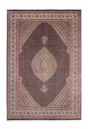 Tappeto Persero - Tabriz - 307 x 206 cm - blu scuro