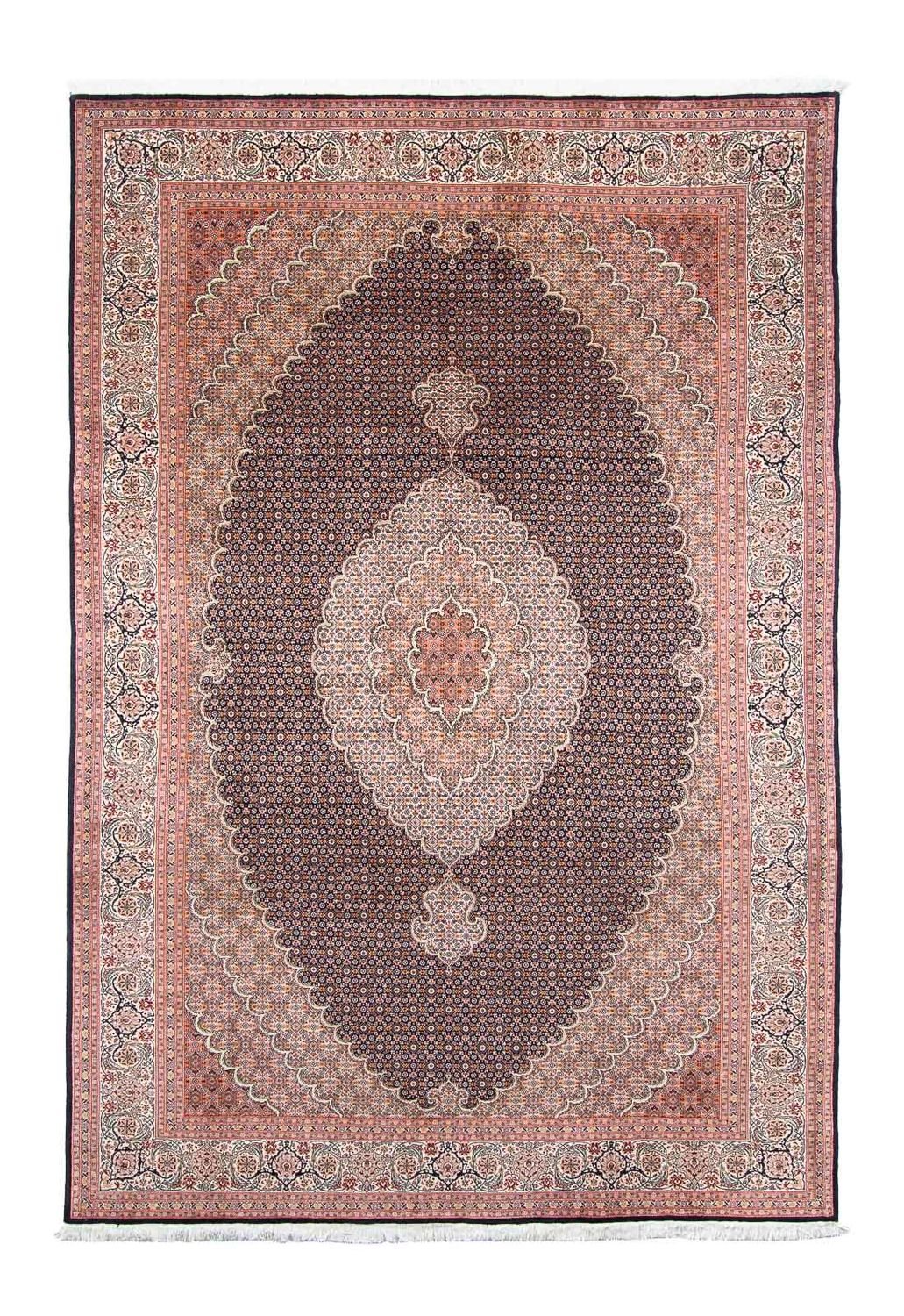Tappeto Persero - Tabriz - 294 x 198 cm - blu scuro
