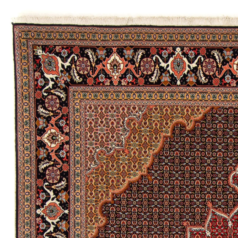 Tappeto Persero - Tabriz - Reale quadrato  - 219 x 200 cm - blu scuro