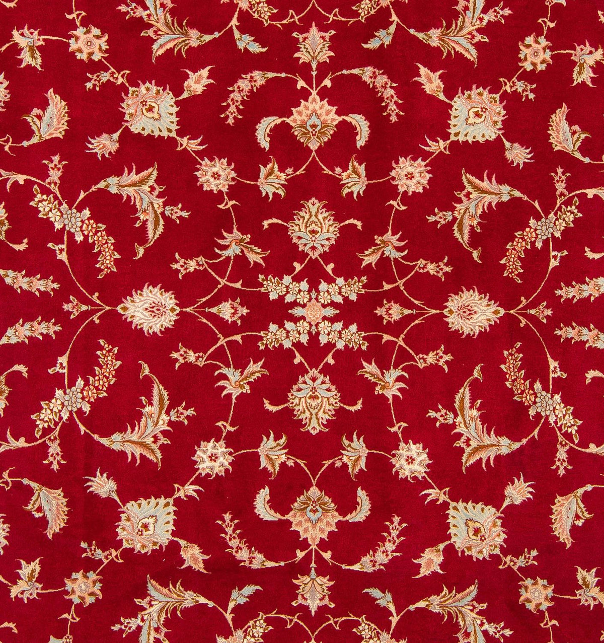 Tappeto Persero - Tabriz - Reale - 255 x 204 cm - rosso scuro