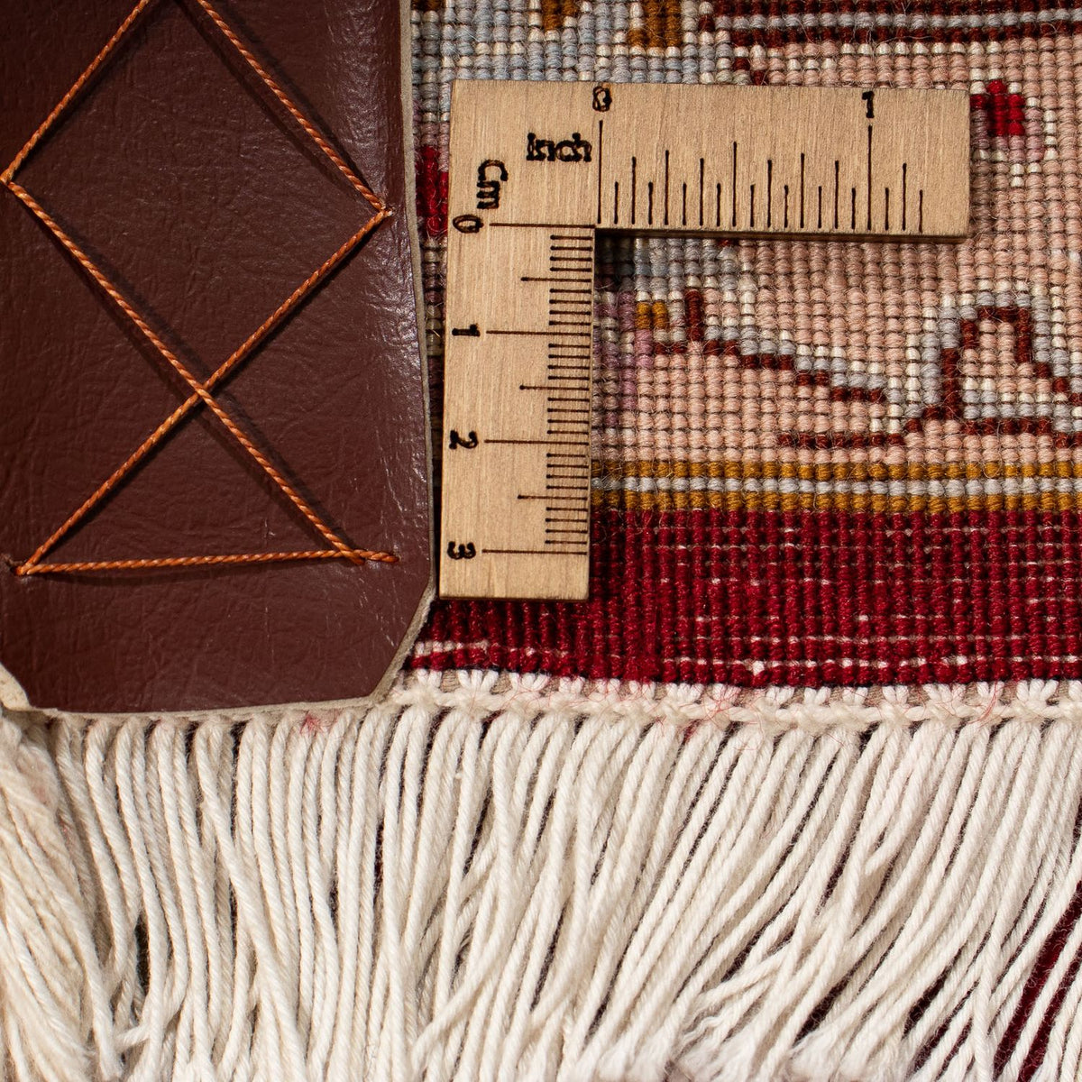 Tappeto Persero - Tabriz - Reale - 255 x 204 cm - rosso scuro