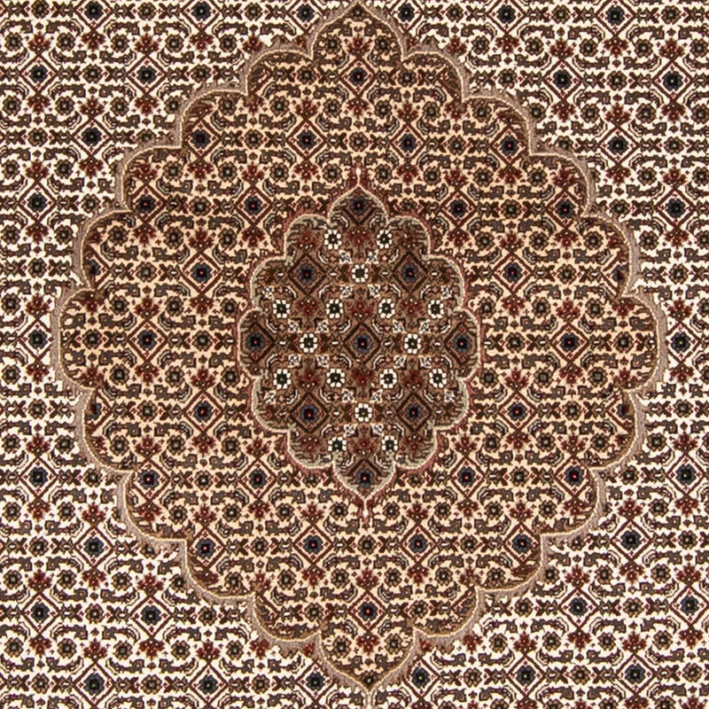 Tappeto Persero - Tabriz rotondo  - 248 x 247 cm - beige