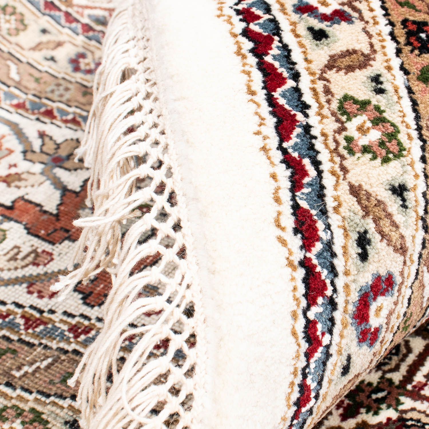 Tappeto Persero - Tabriz rotondo  - 248 x 247 cm - beige