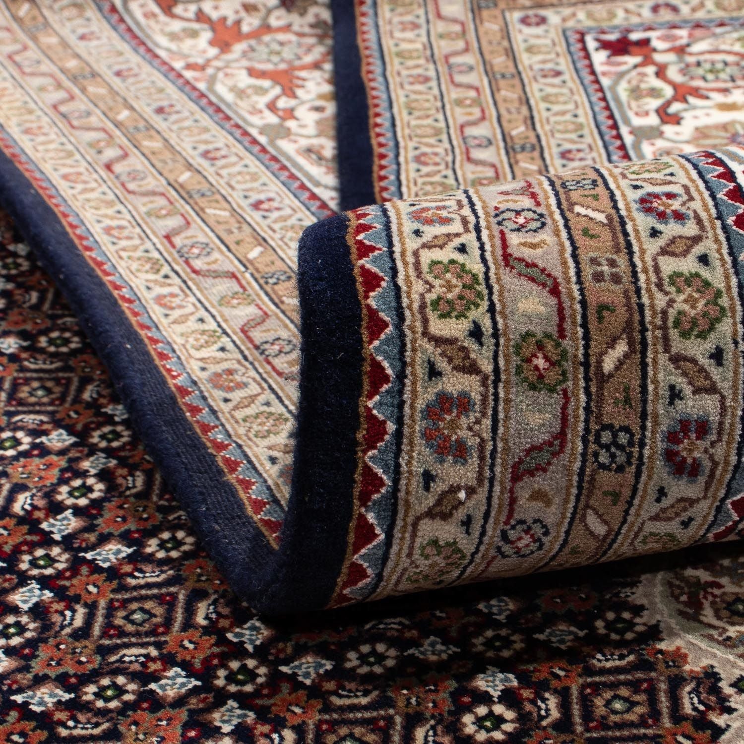 Tappeto Persero - Tabriz - 344 x 241 cm - blu scuro